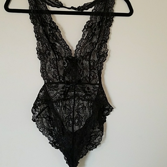 Victoria's Secret Other - Victoria's Secret Black Lace Teddy